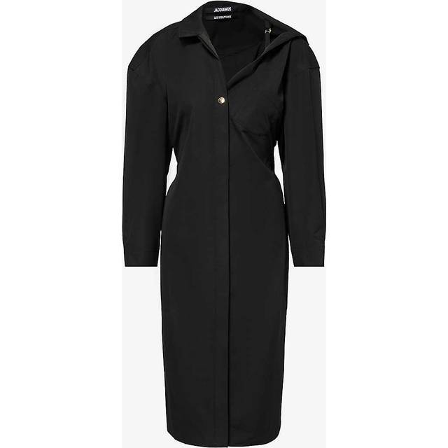 Jacquemus-La Robe Chemise Gonne Nero-Donna - Black - 36FR