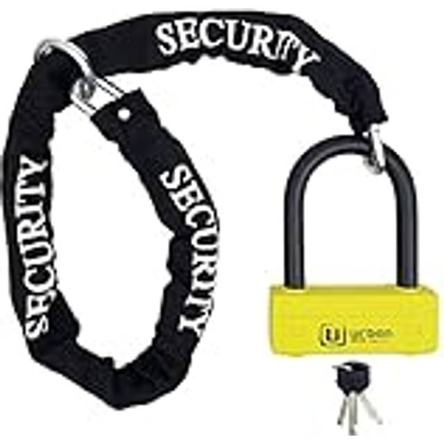 URBAN U-lock UR85 + Loop chain Ø10mm, 120cm Class SRA