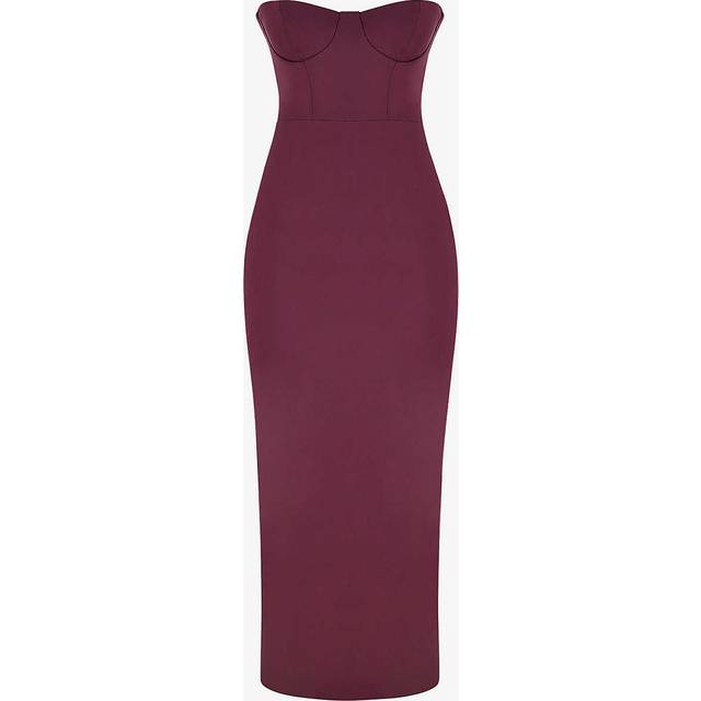Lucia Corset Dress - Grape - Founded by Conna Walker at just seventeen years old, London-based brand House of CB has since become internationally renowned for its range of show stopping occasionwear and stylish sundresses. Many of the label’s timeless pieces feature vintage-inspired silhouettes, delicate prints, and sculpting corsetry, and will make sure you look and feel your best at all times.