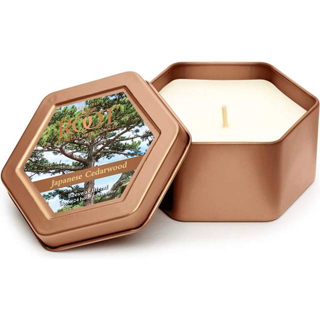 Root Candles 8864147 Legacy Travel Tin Beeswax Candle  Japanese Cedarwood  1 EA