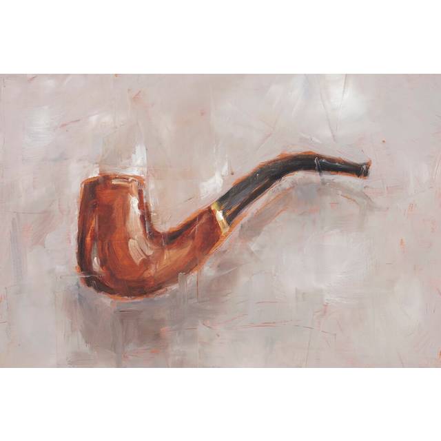 This Is a Pipe II by Ethan Harper - Wrapped Canvas Painting Print (51cm H x 76cm W)