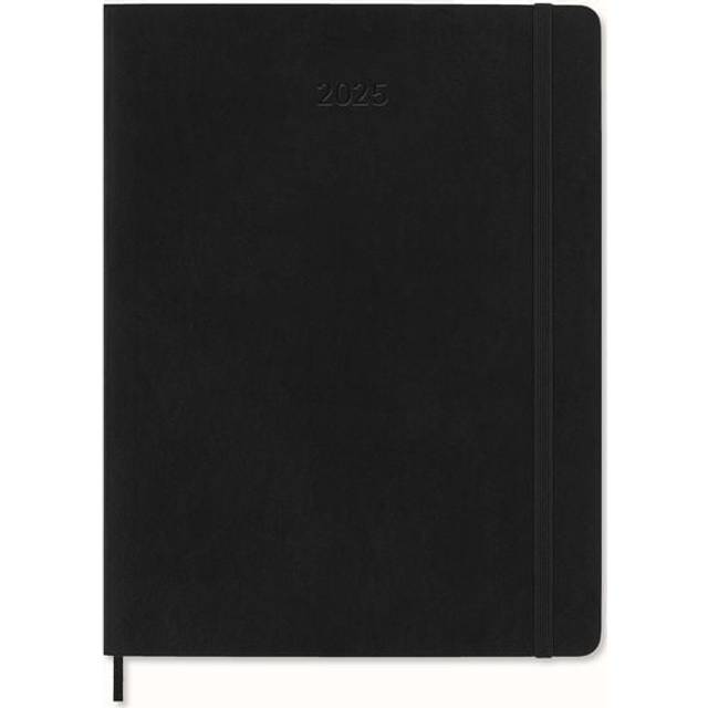 Moleskine 2025 12-Month Weekly XL Softcover Notebook: Black
