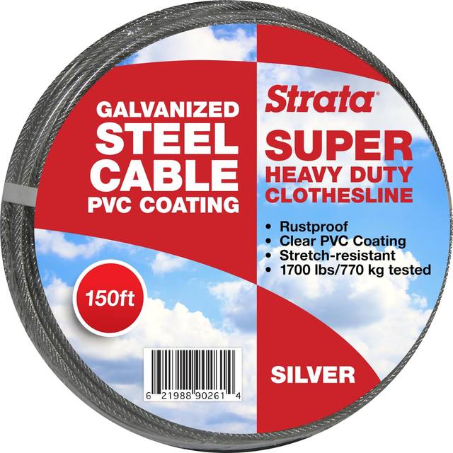 2 X 3/16 inch(s) x 150' PVC Durable Clothesline