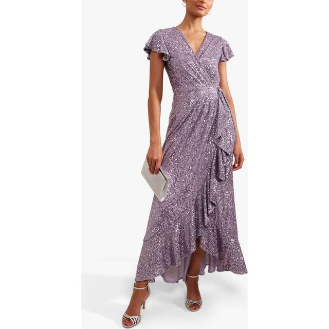 Phase Eight Women's Carina Sequin Maxi Dress - Purple - 20