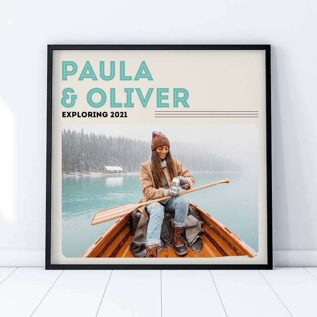 Personalised Vinyl Cover Poster
