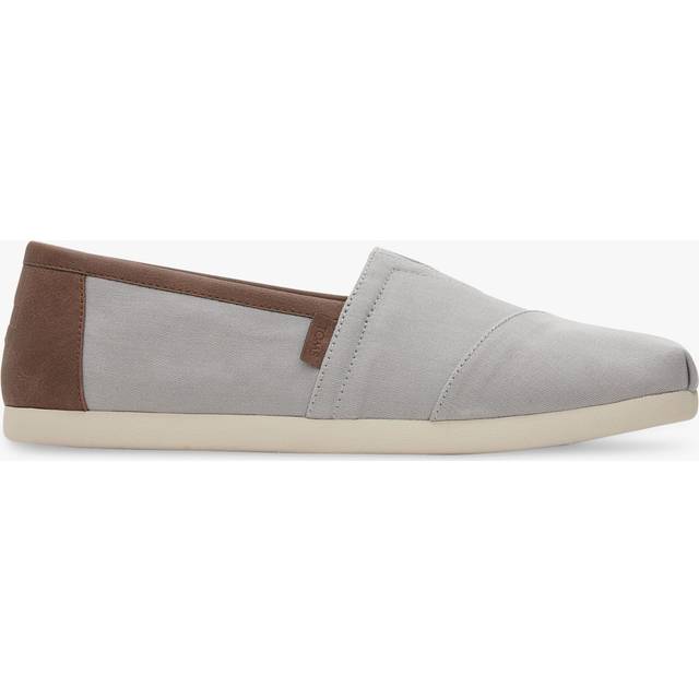 TOMS Men's Alpargata Classic Espadrilles - Grey, Grey, Size 7, Men