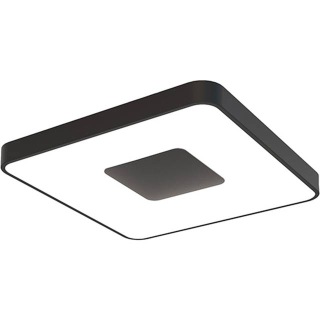 Mantra M7917 Coin Square Ceiling 100W LED Remote Control - Black
