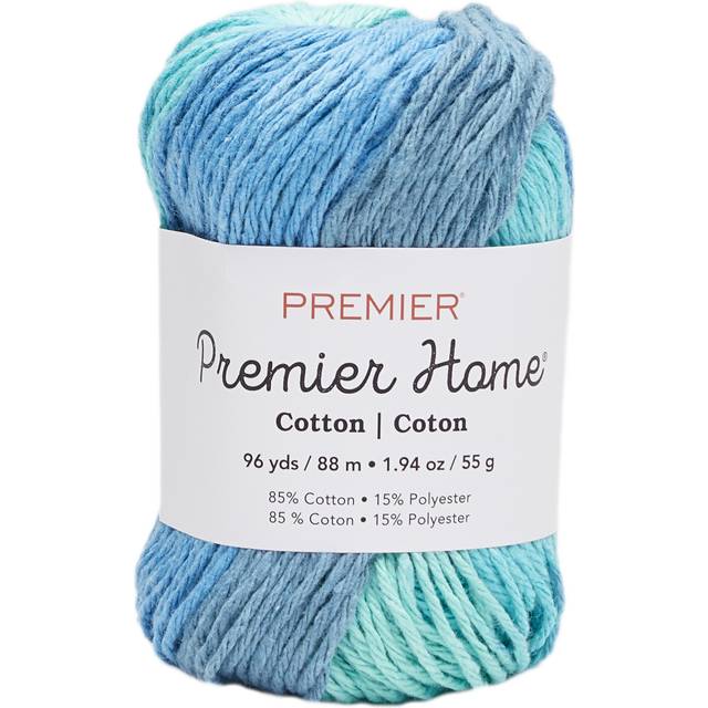 Premier Home Cotton Multi Yarn-Turquoise Stripe 44-55