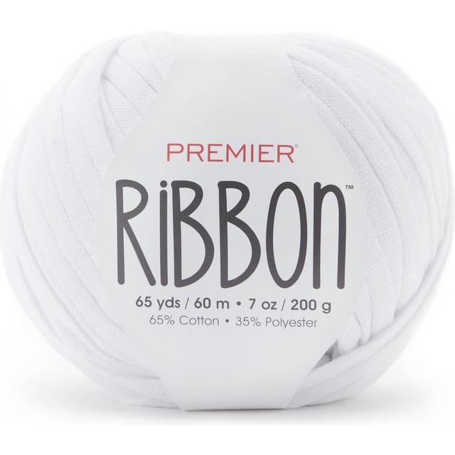 Premier Ribbon Yarn-White 2084-02