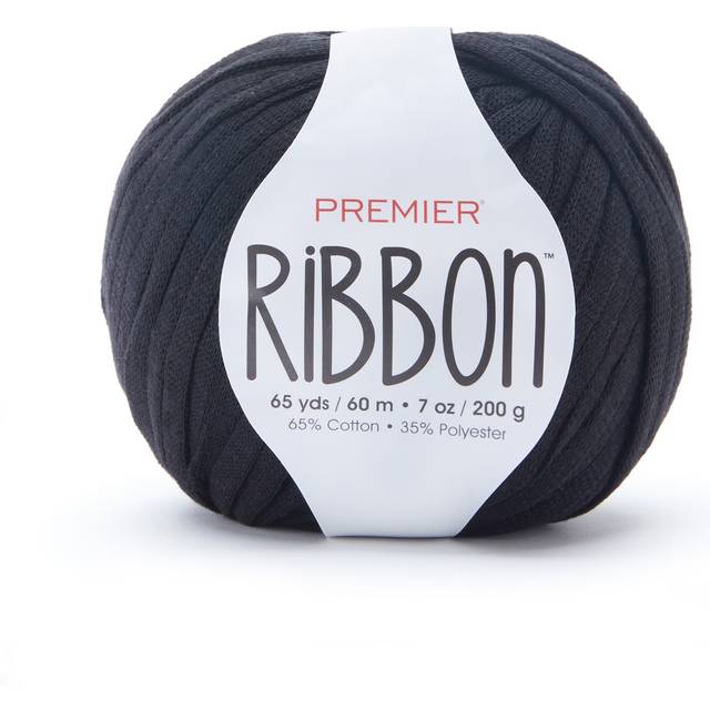 Premier Ribbon Yarn-Black 2084-01