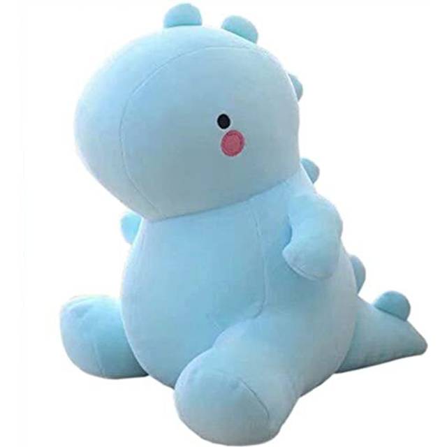 Cute Dinosaur Plush Toys,kawaii plush animal dolls, Plush Stuffed Animal Dino Hugging Pillow Soft, Birthday Gifts for Kids Girls Boys (Blue)