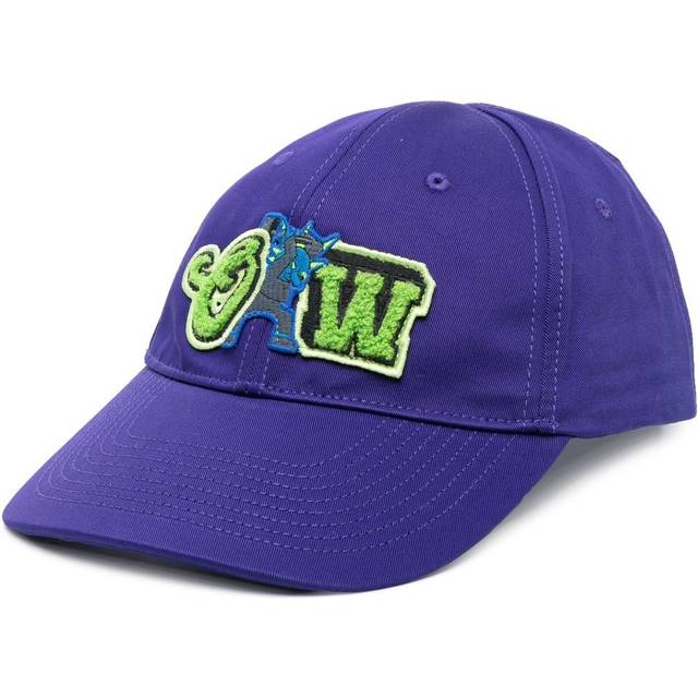 Off White, Hats & Caps, male, Purple, ONE SIZE, Varsity Baseball Cap