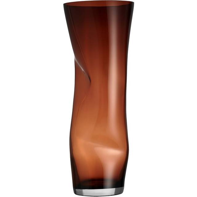 Orrefors - Squeeze Vas 50 Cm Sunset Brown - Brun