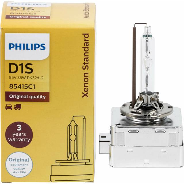 Philips D1S D2S D2R D3S D4S Xenon HID Standard Car Original Head Light 35W 4200K White Genuine Bulb