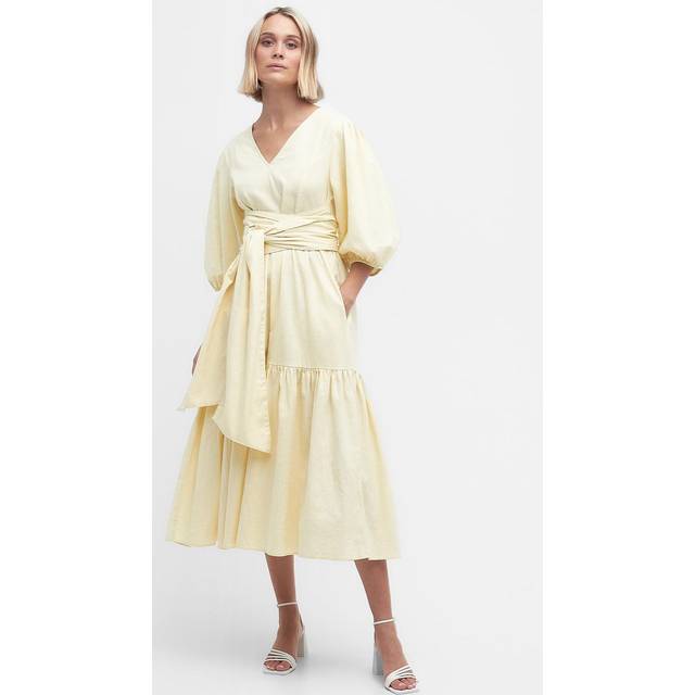 Barbour Annie Midi Dress - Yellow