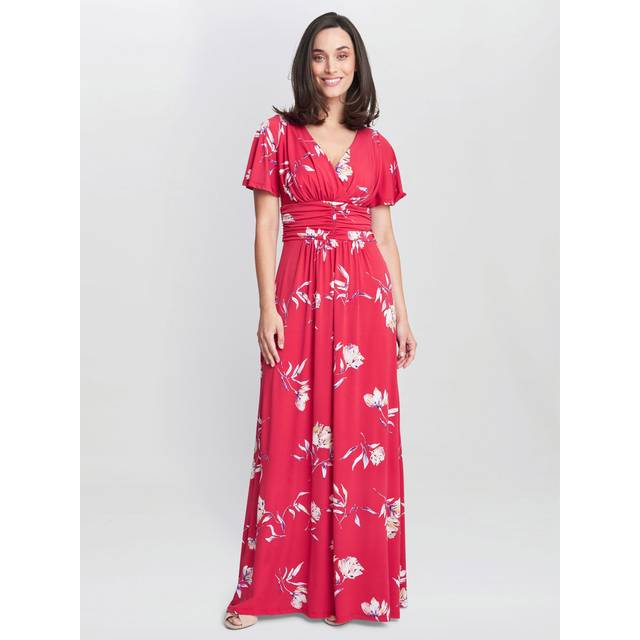 Ruby Fabiana Printed Maxi Dress - Red (8)
