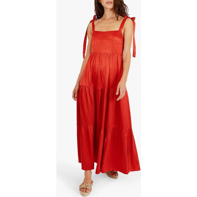 Breathless Lily Dress - Rust / M