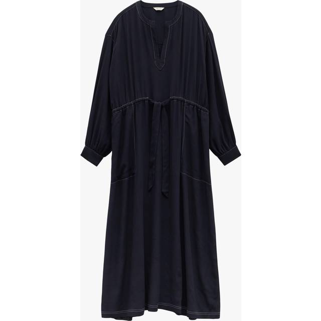 HUSH  Julie Contrast Maxi Dress, Midnight Navy