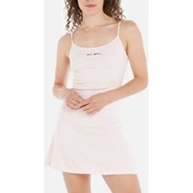 Tommy Jeans Flared Jersey Mini Dress - M - Pink