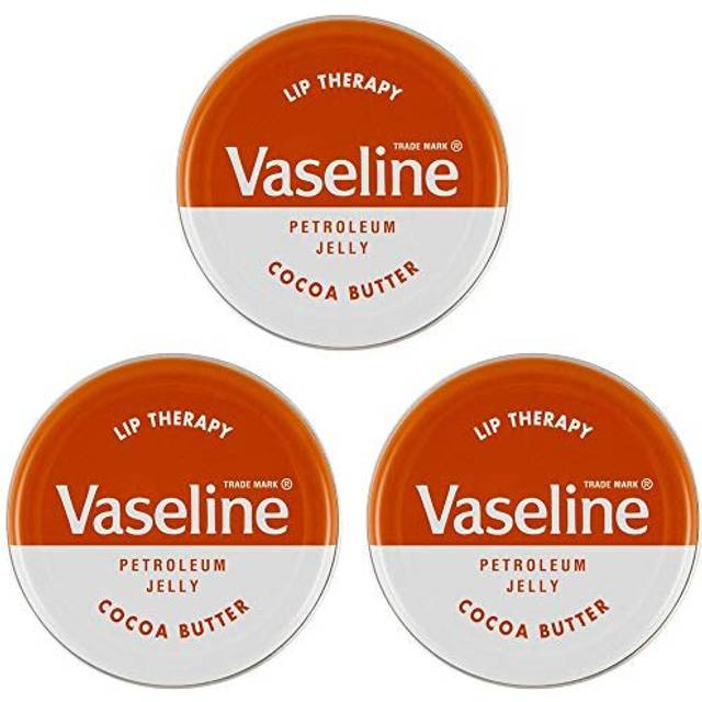 Vaseline Lip Therapy Lip Balm Tins 20g - 3 Cocoa Butter Pack of 3