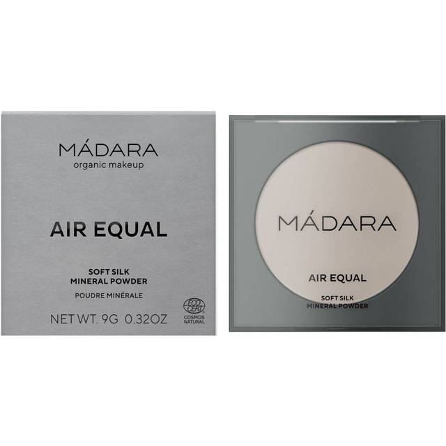 Women's mineral face powder Madara Air Equal Soft Silk - Blanc