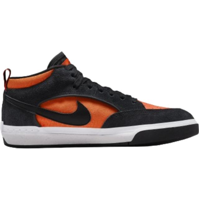 Nike Sb React Leo Skateskor - black/black/orange/electr - 7.0