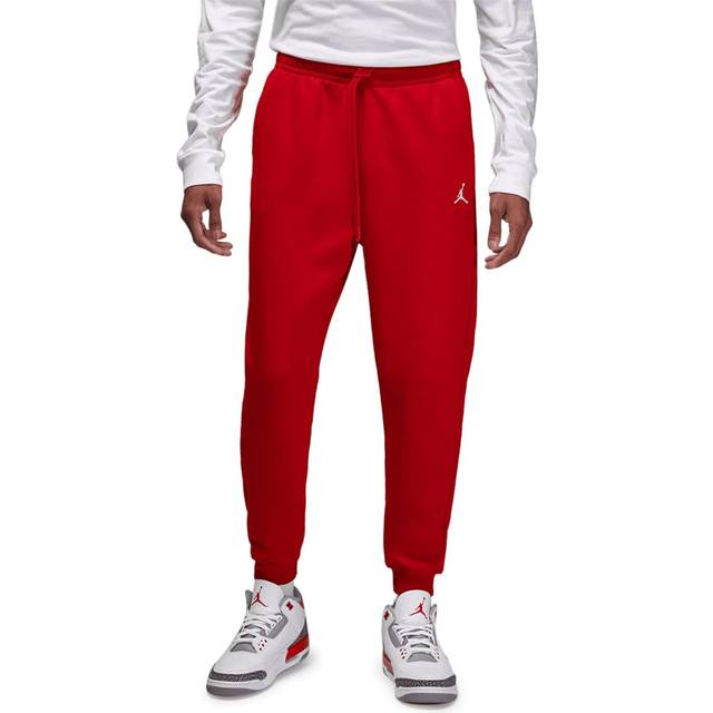 Nike ESS byxor gym röd/vit 3XL
