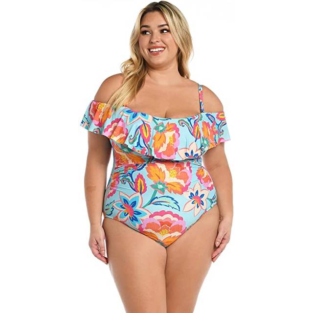 La Blanca Breezy Off-Shoulder One-Piece