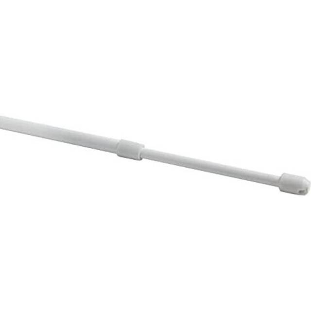 New Edge Blinds Extendable Curtain Net Rod 150 - 200cm Net Rod, White