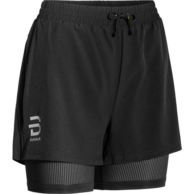 Women's 2-in-1 shorts Daehlie Sportswear Run - Noir
