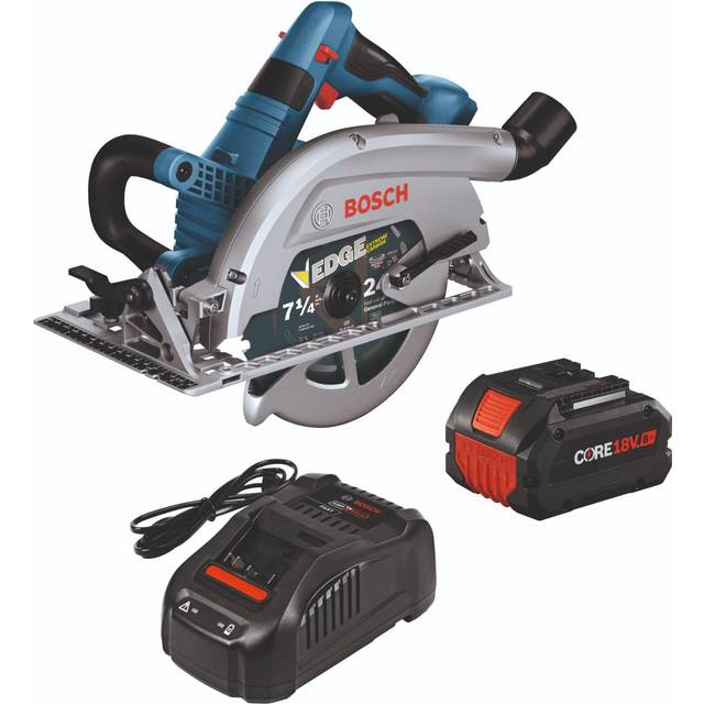 Bosch GKS18V-26LB14 PROFACTOR 18V Blade-Left 7 to 1/4-Inch Circular Saw Kit with Auxiliary Handle