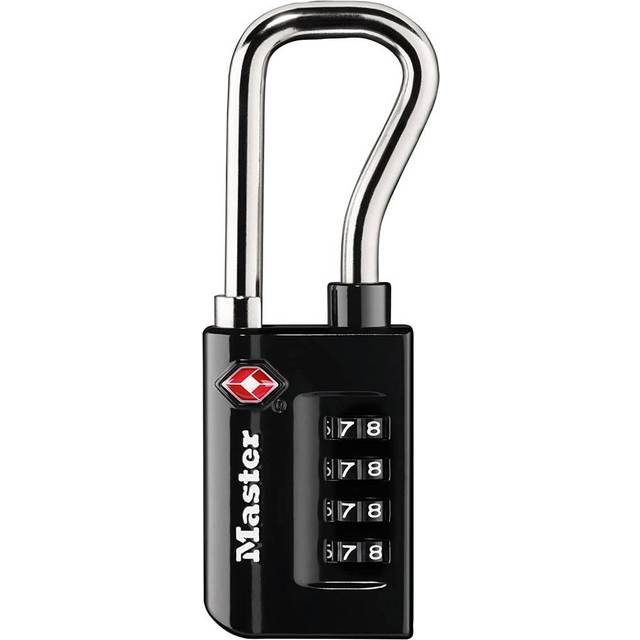 Master Lock Padlock, Set Your Own combination TSA Accepted Luggage Lock, 1-516 in Wide, 4696D , Black