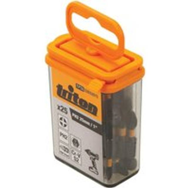 25 Pack S2 Steel High Torque Impact Bits PH2 Philips 25mm Power Drill Drivers