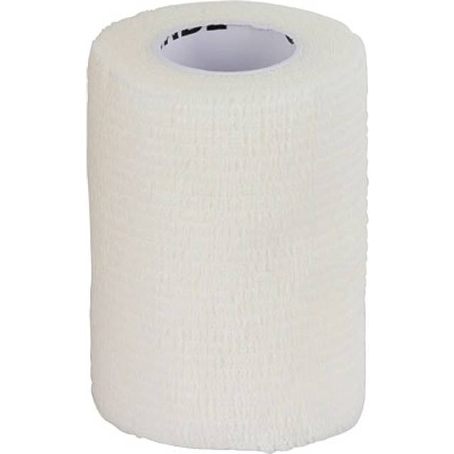 Självhäftande bandage 10cmx 4,5m, vit till djur