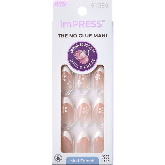 Kiss imPRESS The No Glue Mani Kunstige Negle - Fearless 30-pack