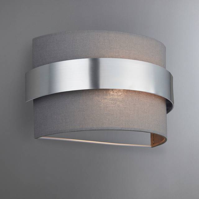 Joey Shaded Wall Light - Grey