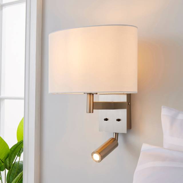 Reader Shaded Wall Light - White