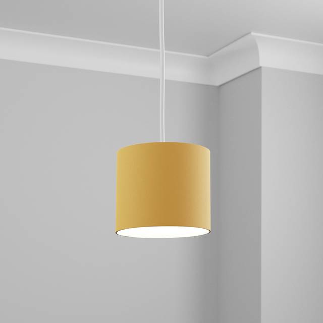 Ava Drum Lamp Shade - Ochre