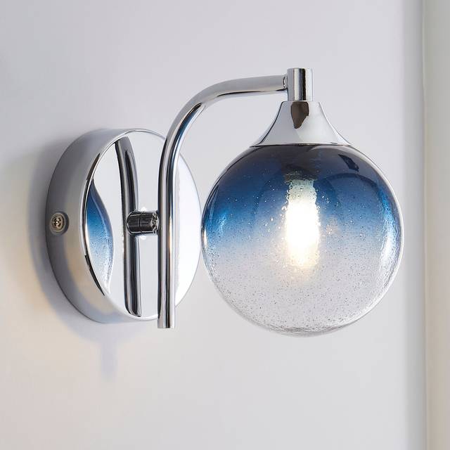 Torbay Bathroom Wall Light - Blue