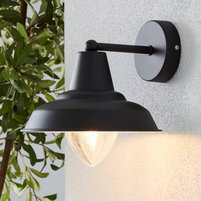 Galley Outdoor Wall Light - Black