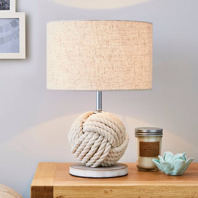 Lina Rope Table Lamp - Natural