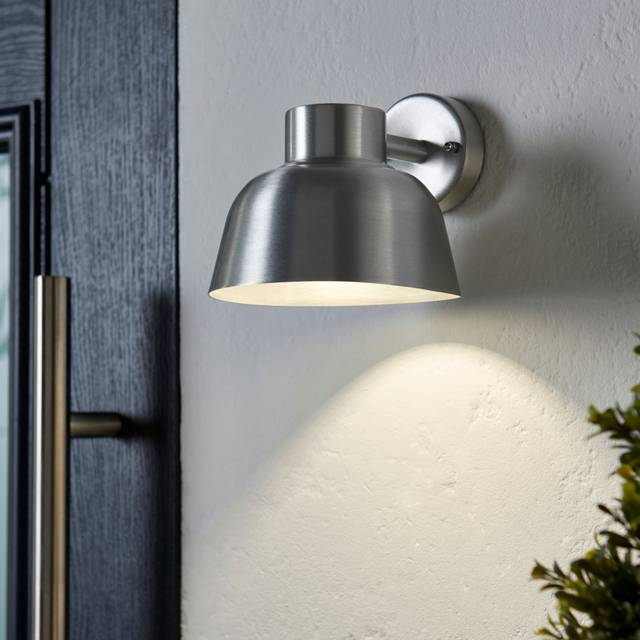 Maxwell Industrial Outdoor Wall Light - Silver