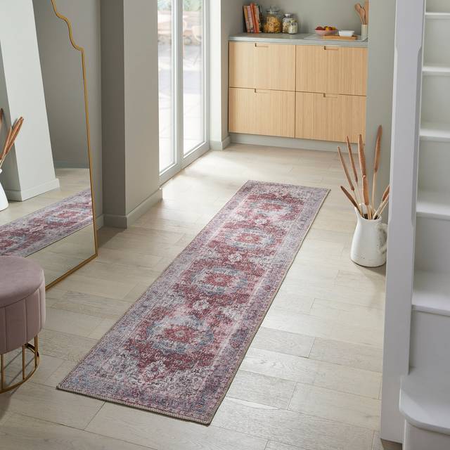 Gabriella Washable Runner - Gabriella Red