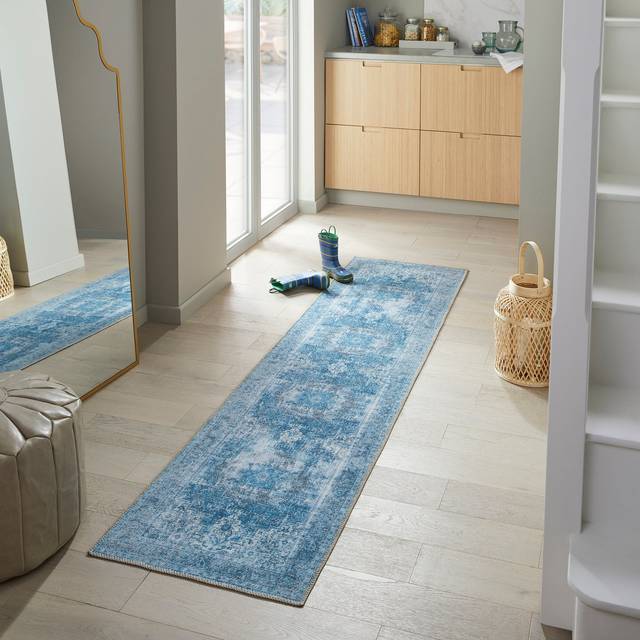 Gabriella Washable Runner - Gabriella Blue
