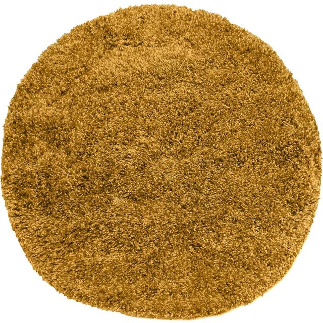 Slumber Shaggy Round Rug - Slumber Ochre