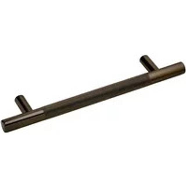 Hiatt Kensington Knurled T-Bar Handle 128mm in Black Nickel Aluminium