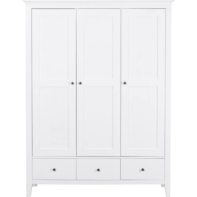 Lynton Triple Wardrobe - Lynton White
