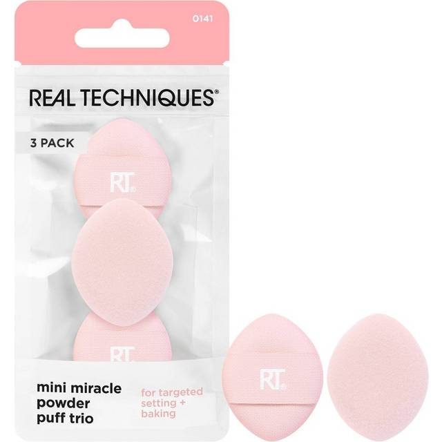 Real Techniques mini miracle powder puff trio