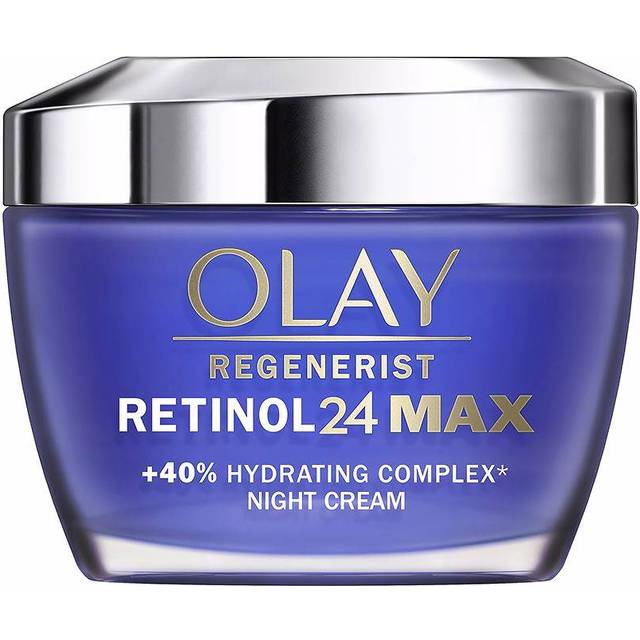 Olay Regenerist Retinol24 MAX Noche Crema Facial Sin Perfume, con Retinol, Hidrata, Suaviza, Ilumina, 50 ml