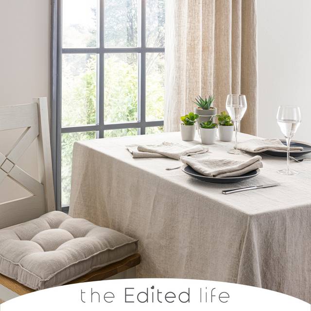 Cartmel Linen Tablecloth - Natural